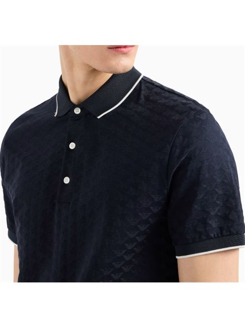 POLO SHIRT EMPORIO ARMANI | 8N1FP0.1JHWZ0920 BLU NAVY